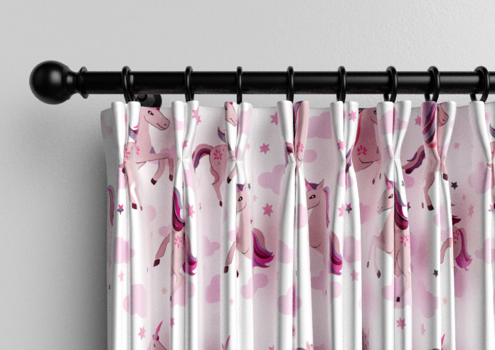 Unicorn Magic, Pink - Made to Measure Curtains - Image 10